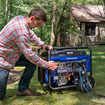 Westinghouse Outdoor Power Equipment 12500 Peak Watt Home Backup Portable Generator with Remote Electric Start