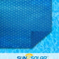 Sun2Solar Blue 15-Foot-by-30-Foot Oval Solar Cover | 1200 Series | Heat Retaining Blanket for In-Ground and Above-Ground Oval Swimming Pools | Use Sun to Heat Pool Water | Bubble-Side Facing Down 15' x 30' Oval