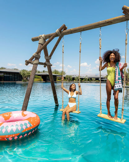 FUNBOY Géant Gonflable Tigre Ibiza Bohême Tube Flotteur Radeau De Luxe pour Les Fêtes De Piscine D'été Et Le Divertissement