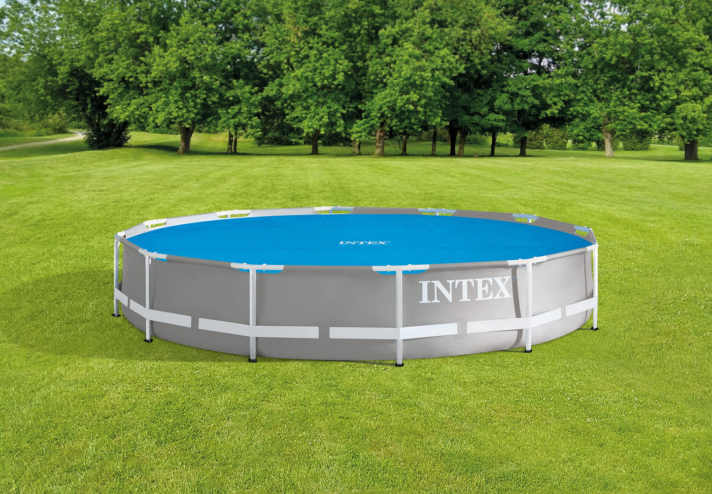 Couverture solaire Intex pour piscines Easy Set et Frame de 15 pieds de diamètre 15 pieds