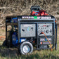 DuroMax XP13000EH Dual Fuel Portable Generator 13000 Watt Gas or Propane Powered Electric Start-Home Back Up, Blue/Gray 13,000-Watt Dual Fuel