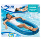 Aqua Luxury Comfort Pool Float Lounges, Recliners – Multiple Colors/Styles – for Adults and Kids Floating Blue/Lime Waves Comfort Lounge
