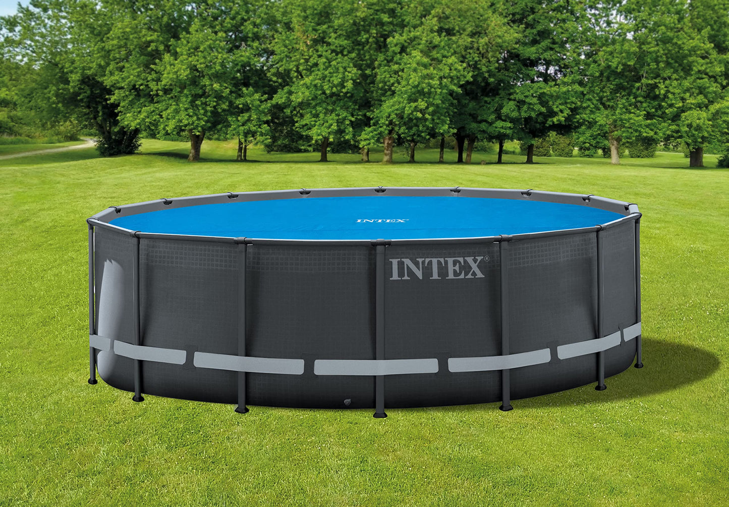 Couverture solaire Intex pour piscines Easy Set et Frame de 15 pieds de diamètre 15 pieds