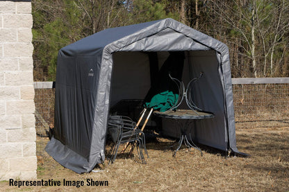 ShelterLogic 72873 Grey 10'x16'x10' Peak Style Shelter 10'x16'x10' Gray