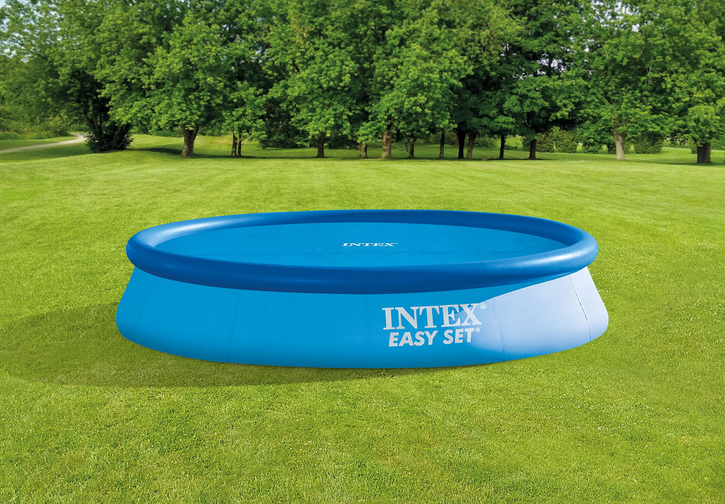 Couverture solaire Intex pour piscines Easy Set et Frame de 15 pieds de diamètre 15 pieds