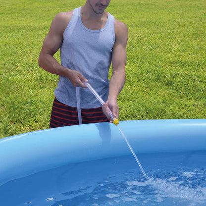 JLeisure Avenli 12014 5,5 pieds x 20 pouces Capacité de 1 à 2 personnes Ensemble d'invite pour enfants hors sol Piscine extérieure gonflable pour enfants Bleu