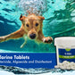 Rx Clear 1-Inch Stabilized Chlorine Tablets | Use As Bactericide, Algaecide, and Disinfectant in Swimming Pools and Spas | Slow Dissolving and UV Protected | 25 Lbs