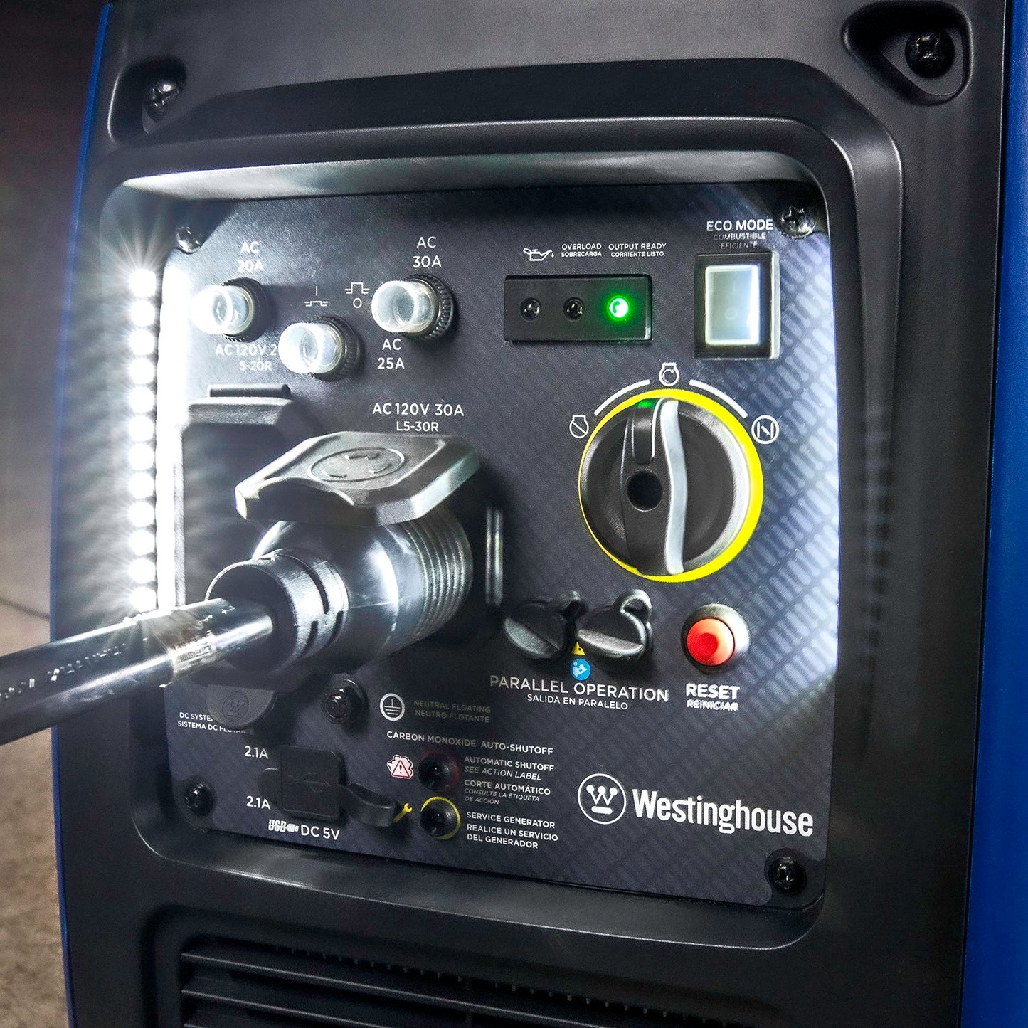 Westinghouse Outdoor Power Equipment WH3700iXLTc 3700 Peak Watt Super Quiet Portable Inverter Generator