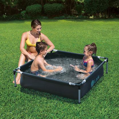 Lark Metal Frame Sport Splash Swimming Outdoor Patio Pool for Kids (4 ft.) 4 ft.