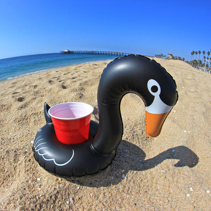 GoFloats Drink Float Lot de 3 cygnes noirs