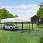 Arrow Carport, 12 ft. x 29 ft. x 9 ft. Eggshell 12' x 29' x 9'