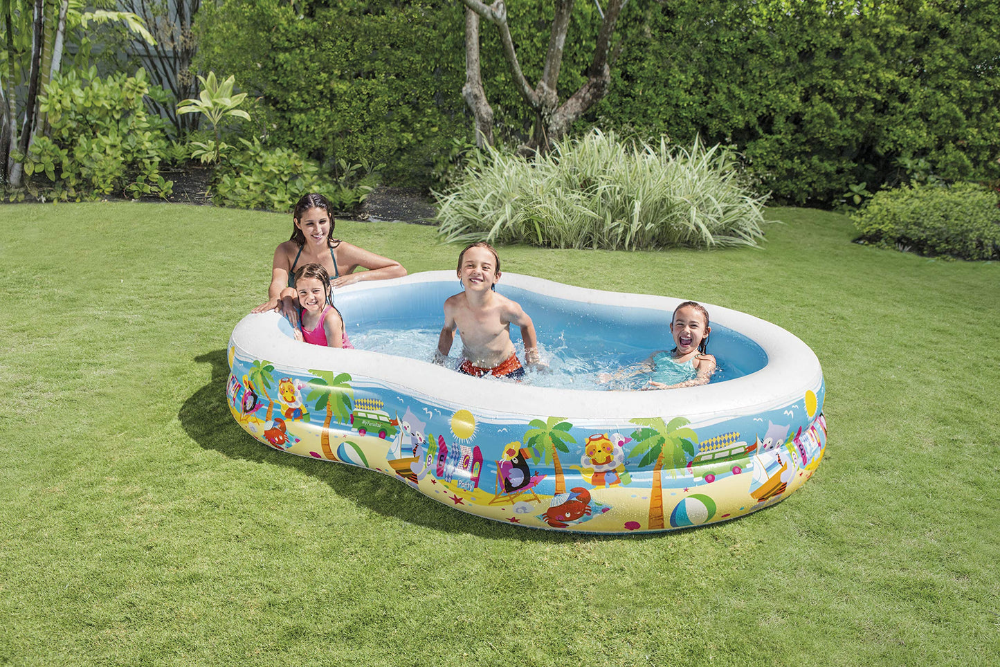 Intex Pool Snorkel Fun Swim Center, 103" x 63" x 18", à partir de 3 ans