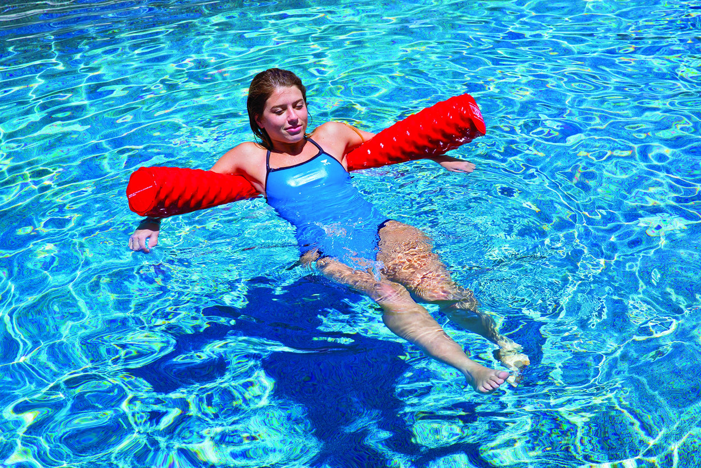 WOW World of Watersports Nouilles de piscine en mousse super douce de première classe pour nager et flotter, flotteurs de piscine, flotteurs de lac rouge