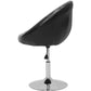 Adjustable Tufted Round Swivel Accent Chair