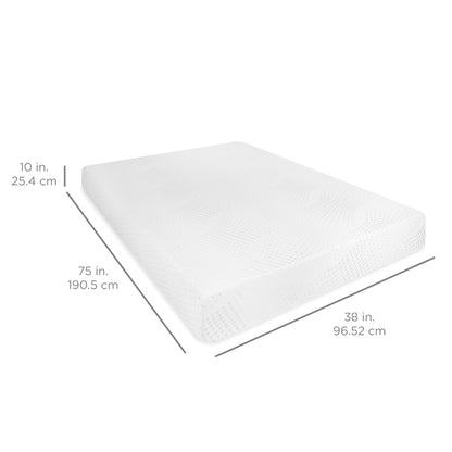 10in Dual Layered Mattress w/ Gel Memory Foam