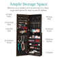 Full Length Freestanding Jewelry Mirror Armoire w/ Velvet Interior