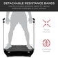 Vibration Plate Exercise Machine Full Body Fitness Platform w/ Bands