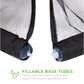 Adjustable Bug Net Accessory for Patio Umbrella w/ Zippered Door - 9ft