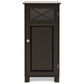 3-Tier Classic Wooden Floor Cabinet w/ Door