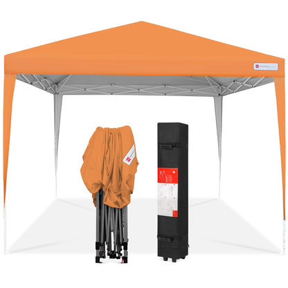 Outdoor Portable Pop Up Canopy Tent w/ Carrying Case, 10x10ft