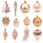 Set of 72 Handcrafted Shatterproof Christmas Ornament Holiday Decorations