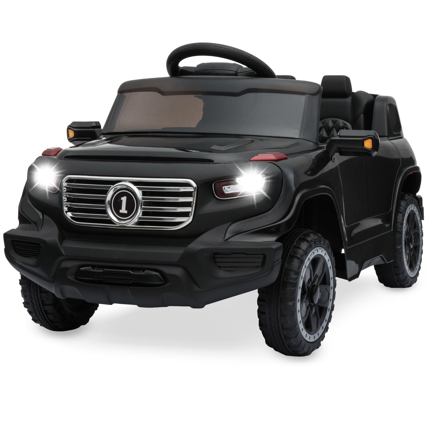 6V Kids Ride-On Car Truck Toy w/ RC Parent Control, 3 Speeds, Lights, Horn