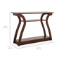 47in 3-Shelf Entryway Display Console Accent Table