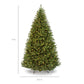Pre-Lit Hinged Douglas Artificial Christmas Tree w/ Stand
