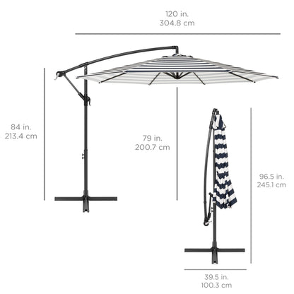 Offset Hanging Patio Umbrella - 10ft