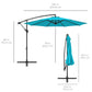 Offset Hanging Patio Umbrella - 10ft