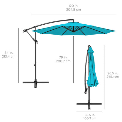 Offset Hanging Patio Umbrella - 10ft