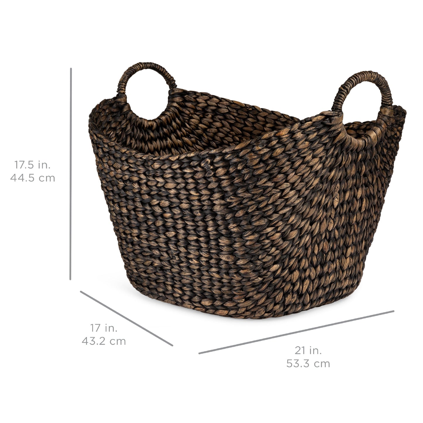 Large Multi-Purpose Seagrass Storage Basket w/ Handles