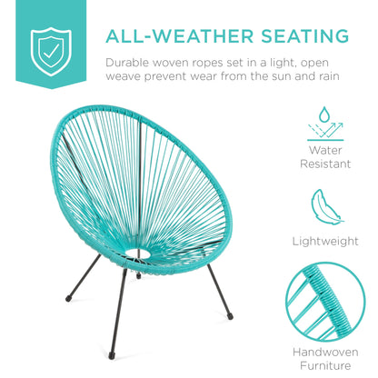 4-Piece All-Weather Acapulco Conversation Set w/ Table, Loveseat