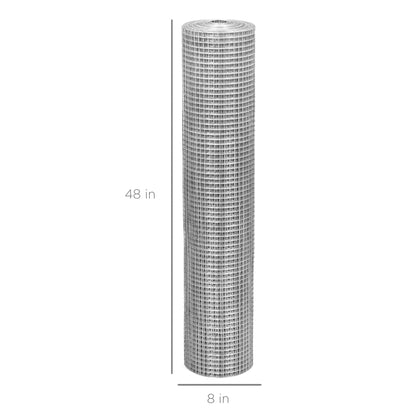 Hardware Cloth, 1/2in 19-Gauge Chicken Wire Mesh Fence