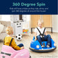 6V Kids Ride On Bumper Car Toy w/ Remote, Harness, Lights, 360 Degree Spin