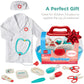 Play Doctor Kit for Kids, Boys & Girls w/ 18 Accessories, Doctor's Coat, Hat