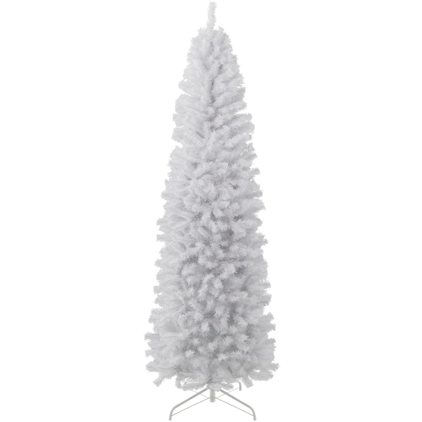 White Artificial Pencil Holiday Christmas Tree