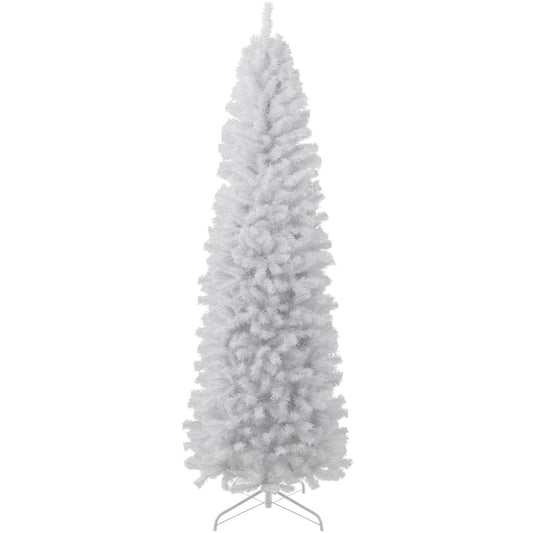 White Artificial Pencil Holiday Christmas Tree