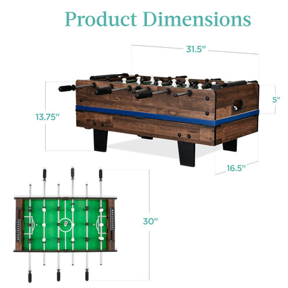 11-in-1 Combo Game Set w/ Ping Pong, Foosball, Air Hockey, 5 Storage Bags