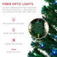 Pre-Lit Fiber Optic Pine Christmas Tree w/ Multicolor & LED Lights