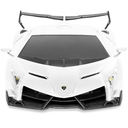 1/24 Kids RC Lamborghini Veneno Racing Car Toy w/ Lights, Shock Suspension