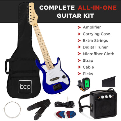 Kids Electric Guitar Beginner Starter Kit w/ 5W Amplifier - 30 in