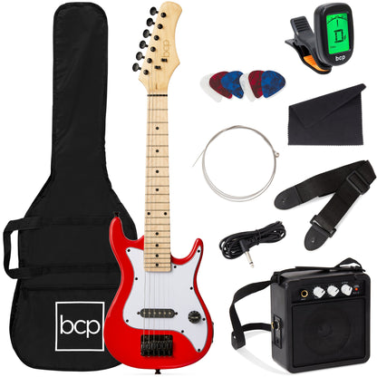 Kids Electric Guitar Beginner Starter Kit w/ 5W Amplifier - 30 in