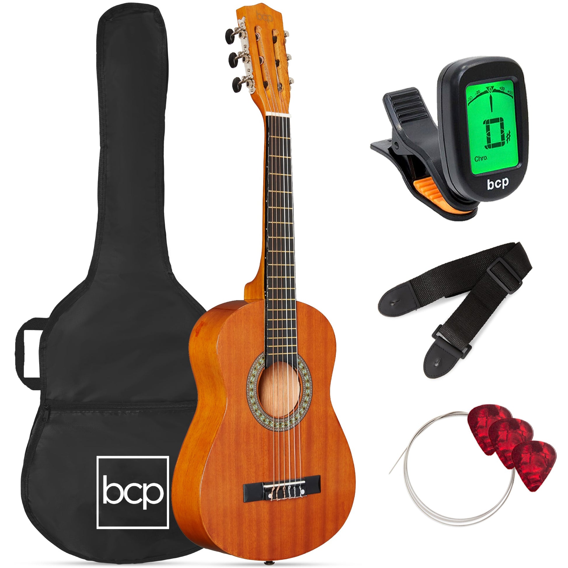 Kids Acoustic Guitar Beginner Starter Kit with Carrying Case - 30in