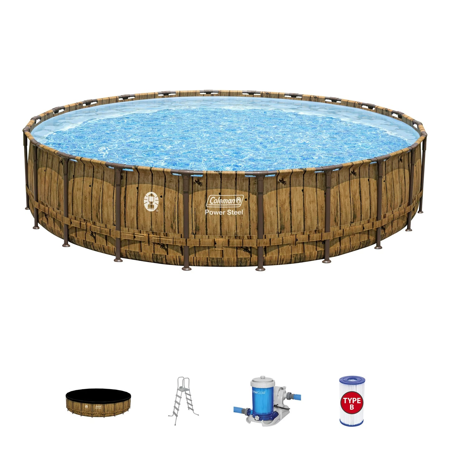 Coleman Round Above Ground Pool, 22' x 52"