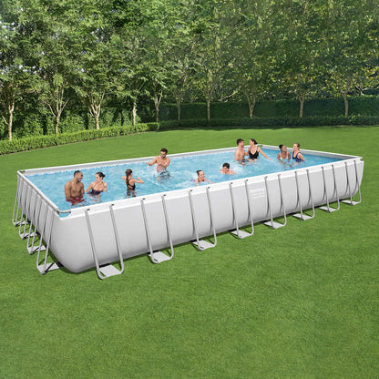 Bestway Platinum Series Power Steel 31'4" x 16' x 52" Above Ground Pool Set